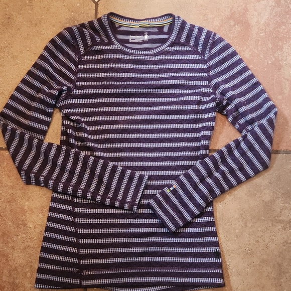 Smartwool Tops - Smartwool Merino Wool 250 Base Layer Pattern Crew